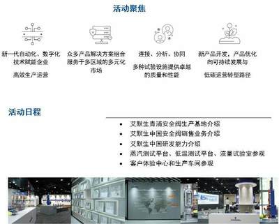 智造安全，開放未來 艾默生青浦安全閥工廠客戶開放體驗日技術(shù)運營深度洞察